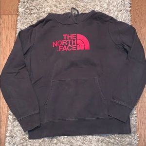 The North Face hoodie. Size M. Gray/pink